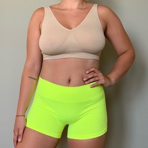 NEW Dankskin neon high-waisted spandex
